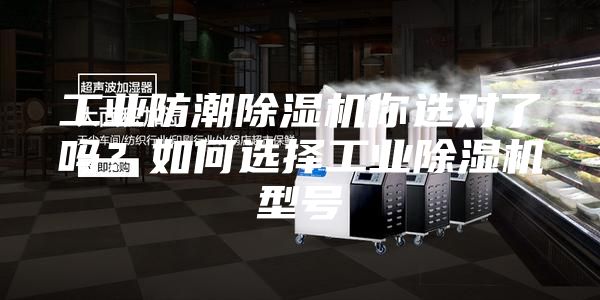 工業(yè)防潮除濕機你選對了嗎？如何選擇工業(yè)除濕機型號