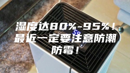 濕度達(dá)80%-95%！最近一定要注意防潮防霉！