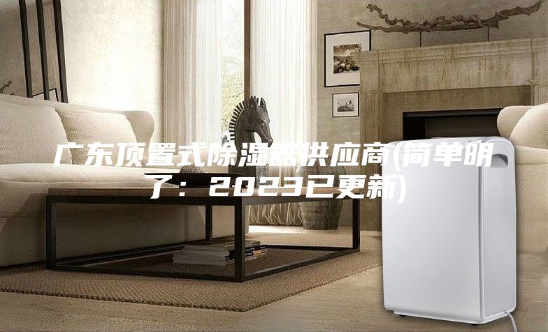 廣東頂置式除濕器供應(yīng)商(簡單明了：2023已更新)