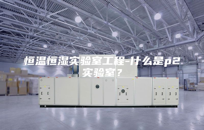 恒溫恒濕實驗室工程-什么是p2實驗室？