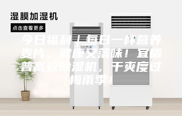 今日福利｜每日一杯營(yíng)養(yǎng)麥片，健康又落味！宜盾普高效除濕機(jī)，干爽度過(guò)梅雨季！