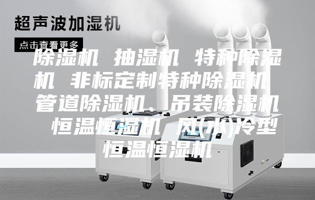 除濕機(jī) 抽濕機(jī) 特種除濕機(jī) 非標(biāo)定制特種除濕機(jī) 管道除濕機(jī)、吊裝除濕機(jī) 恒溫恒濕機(jī) 風(fēng)(水)冷型恒溫恒濕機(jī)