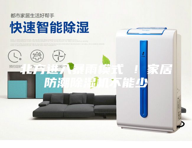 北方進入暴雨模式 ！家居防潮除濕機不能少