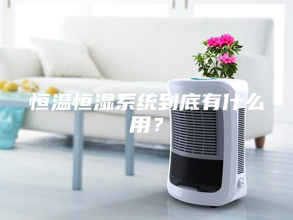 恒溫恒濕系統(tǒng)到底有什么用？