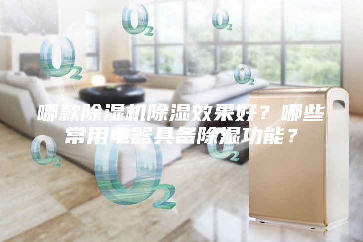 哪款除濕機除濕效果好？哪些常用電器具備除濕功能？