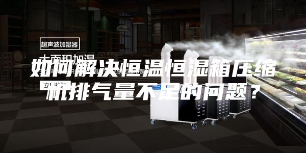 如何解決恒溫恒濕箱壓縮機(jī)排氣量不足的問(wèn)題？